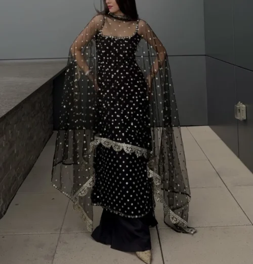 Fatima lughmani Black Shesha Outfit lxm (3) Elix