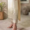 WhatsAppImage2024-09-23at12.59.3 Ivory pearl silk suit styled for luxury wedding events showing complete Pakistani designer ensemble with organza dupatta