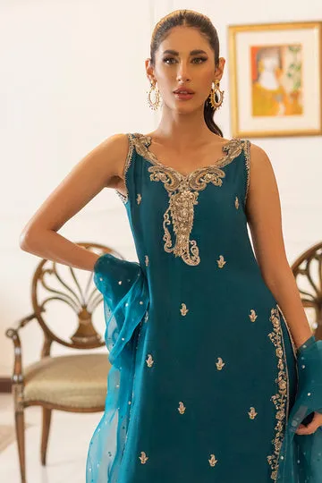 Hurry! Teal Blue Dress – Timeless Beauty 2025 trend Shop Now Teal Blue Dress in premium raw silk with detailed 3D stitching, ideal for high-end evening wear.