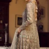 Pearl River Embroidered Anarkali Gown luxurious design with matching embroidered dupatta