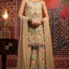 Noor Bridal Ensemble with intricate sequin & pearl embellishments
