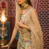 Noor Anarkali silhouette with soft pastel hues & embroidery