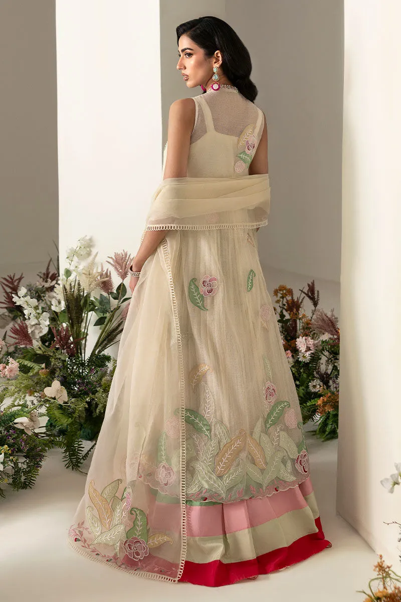 6️⃣ Off-White Cotton Net Dress – Limited Edition Handcrafted Designer Wear