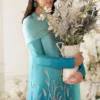 4️⃣ Embroidered Silk Suit for Women – Luxury Silk Outfit with Pearls & Sequins