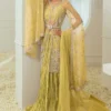 Light Green Designer Gharara – Elegant & Vibrant Wedding Wear