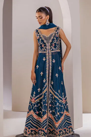 Teal Blue Dress - Full Length View