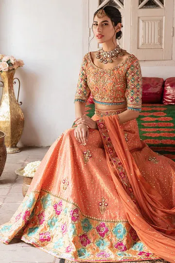 1Q0A2389_7e120fac-24ab-4ba3-a135 Orange Bridal Lehenga – Limited Edition Luxury for Brides 💖