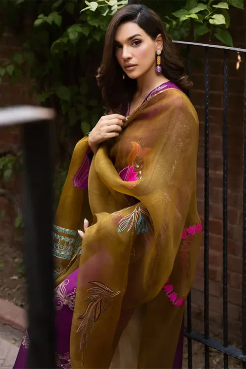 Luxury Magenta Mustard Raw Silk Kurta Deal – 30% off Grab It Magenta Mustard Raw Silk Kurta – Elegant and luxurious fabric for weddings.