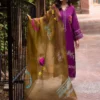 Magenta Mustard Raw Silk Kurta – Perfect for formal occasions.
