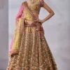 Phulkari Hand-Painted Lehenga with Gota & Mirror Work