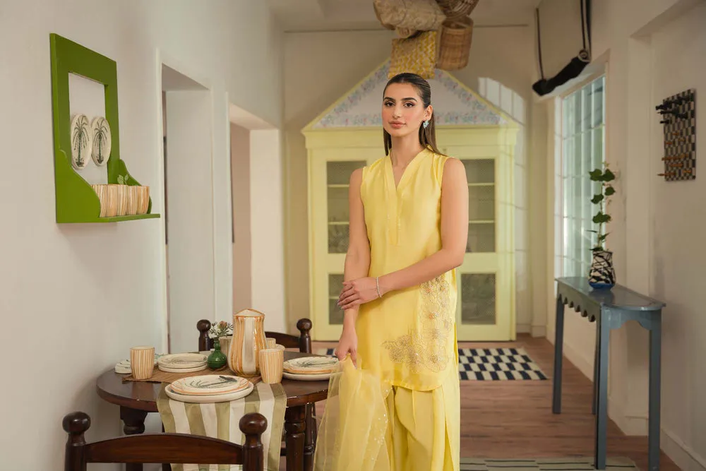 5️⃣ Hand Embellished Sheesha Silk Suit for Women with Customizable Sleeves & Design Options