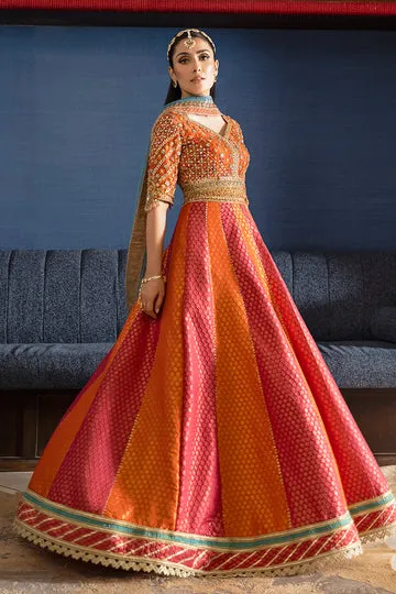 Bridal Lehenga – Close-up of delicate embroidery work
