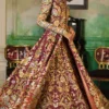 Regal Maroon Gown Embroidery