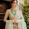 Mint Green Hand-Embellished Frock with Lehenga and Dupatta" Mint Green Hand-Embellished Frock with Lehenga and Dupatta"