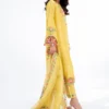 Turmeric Shirt Multicolored Aari Embroidery