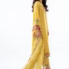 Turmeric Shirt Multicolored Aari Embroidery