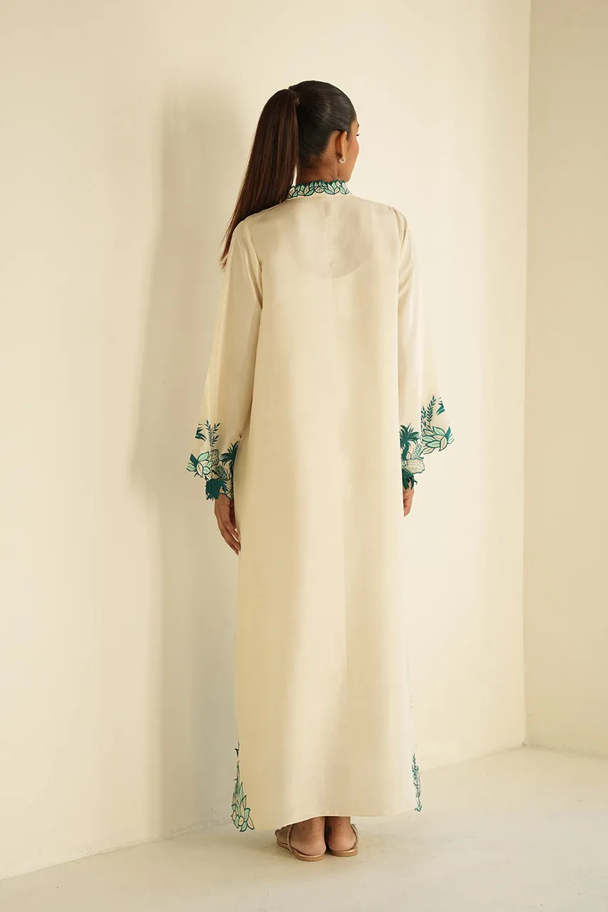 Palm Print Dress Botanical