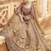 Gold Lehenga Choli – with Fuchsia & Green Embroidery
