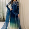 Velvet Kaftan Side and Sleeve Embroidery - Velvet Kaftan 2025