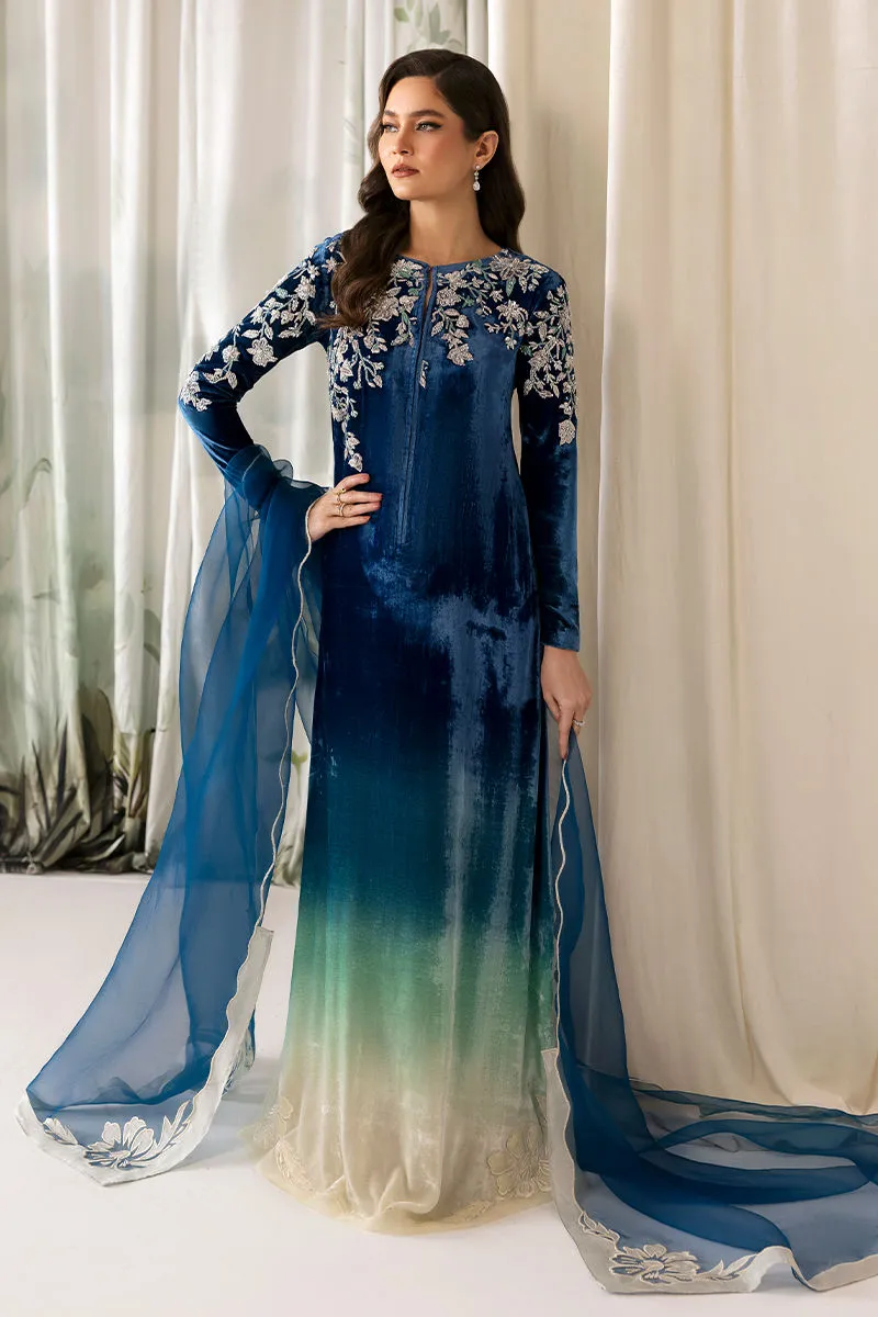 Velvet Kaftan Side and Sleeve Embroidery - Velvet Kaftan 2025
