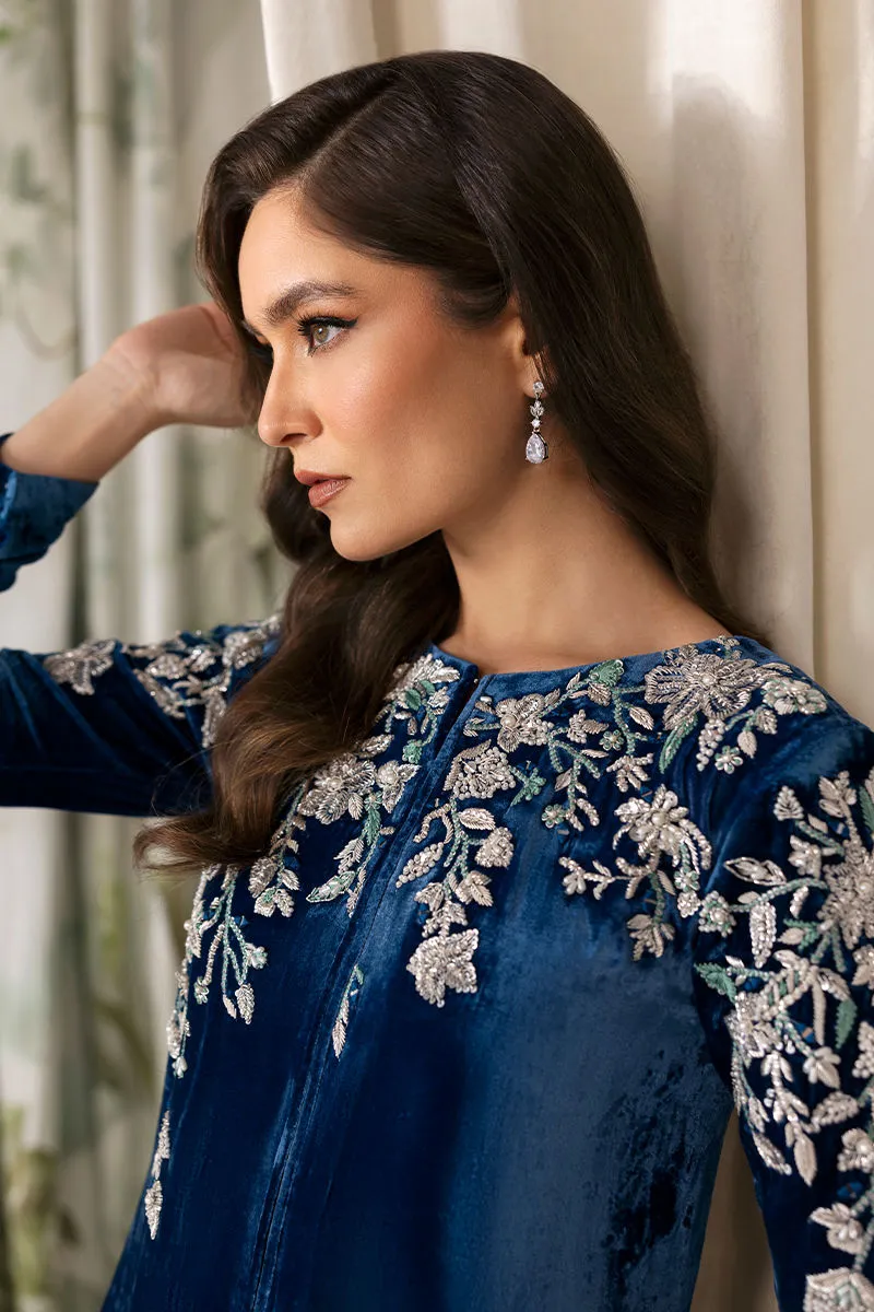 Velvet Kaftan Side and Sleeve Embroidery - Velvet Kaftan 2025