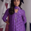Grape Elegance 2025 raw silk shalwar fashion look