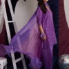 Grape Elegance 2025 raw silk shalwar fashion look