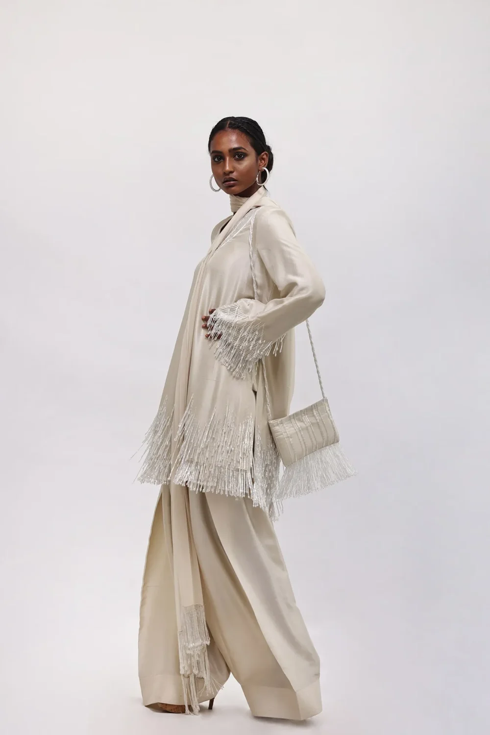 "✨Fringéza-Sequin-Accents-Neckline"