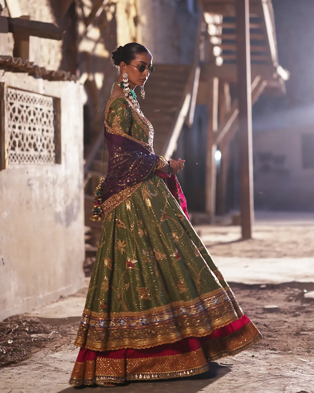 Anarkali dress collection by Hammad Bespoke Official — hand-embroidered flared silhouettes for UK, USA and Pakistan