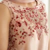 Sheesha Silk Dress with hand-embroidered pearls and crystals Sheesha Silk Dress with hand-embroidered pearls and crystals