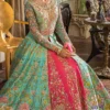 Pakistani bridal lehenga seated skirt embroidery Zardozi lotus motif Hammad Bespoke Official