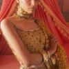 yellow lehenga for wedding mustard raw silk Dabka Resham bespoke Hammad Bespoke Official