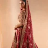 velvet bridal lehenga — Tilla-bordered dupatta and Resham embellishment — Hammad Bespoke Official