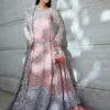 walima outfit rose quartz cotton net peshwas zardozi resham gota brocade lehenga Hammad Bespoke Official