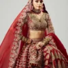 Shahi Zafar – complete bridal silhouette with scalp cut organza dupatta | HBO Atelier Multan