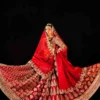 Shahi Zafar – complete bridal silhouette with scalp cut organza dupatta | HBO Atelier Multan