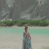 blue lehenga full silhouette farshi skirt floral jaal nikkah Hammad Bespoke Official