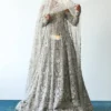 grey-lehenga-tulle-dupatta-veil-hand-embroidered-bird-floral-motifs-walima-hammad-bespoke-official.webp grey lehenga tulle dupatta veil hand embroidered bird floral motifs walima Hammad Bespoke Official
