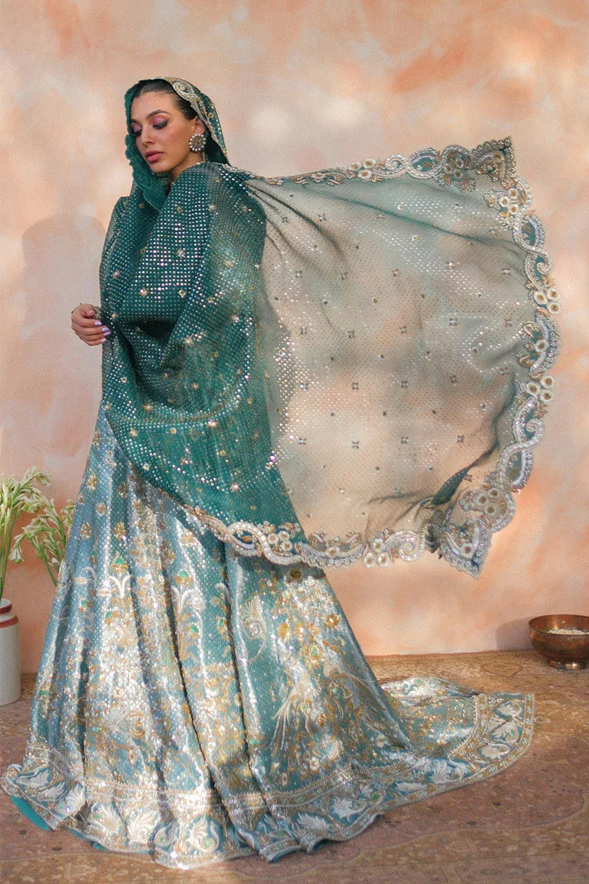 teal-lehenga-mint-tissue-peshwas-emerald-dupatta-sequin-zardozi-walima-hammad-bespoke-official.webp teal lehenga mint tissue peshwas emerald dupatta sequin Zardozi walima Hammad Bespoke Official