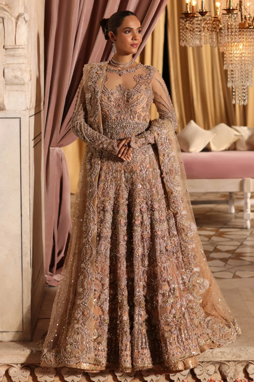 peach-lehenga-farshi-skirt-anarkali-full-silhouette-barat-crystal-sequin-hammad-bespoke-official.webp peach lehenga farshi skirt anarkali full silhouette barat crystal sequin Hammad Bespoke Official