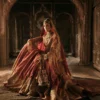 Zarin Rosha – Indian zari tissue dupatta with four-side hand embroidered paisley border | HBO bridal