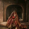 Zarin Rosha – pure tulle net veil dupatta lifted | atelier-exclusive barat bridal outfit Hammad Bespoke
