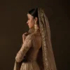 dusty-fawn-bridal-anarkali-zari-net-peshwas-tissue-lehenga-front-view-hammad-bespoke-official.webp dusty fawn bridal anarkali zardozi mokaish nikkah dress back view Hammad Bespoke Official