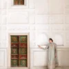 mint green embroidered suit with floral Resham detail and Mukaish dupatta Pakistani formal wear