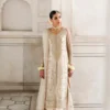 mukaish work suit ivory organza Pakistani nikkah walima formal Hammad Bespoke Official atelier