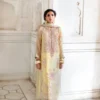 heavy embroidered chiffon suit full length butter yellow sage formal wear Hammad Bespoke Official.webp heavy embroidered chiffon suit full length butter yellow sage formal wear Hammad Bespoke Official