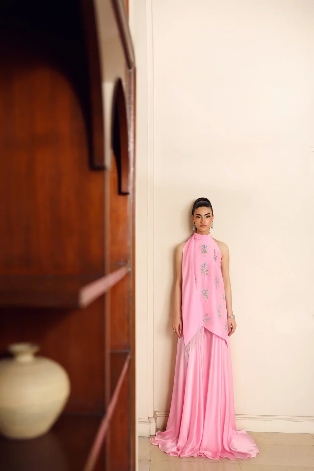 pink-sharara-full-length-view-asymmetric-kurta-crystal-fringe-tassel-hem-party-wear-pakistani.webp pink sharara full-length view asymmetric kurta crystal fringe tassel hem party wear Pakistani