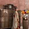 jamawar suit ivory kurta jamavar azaar crimson gold brocade barat Hammad Bespoke Official