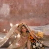 jamawar suit ivory kamdani dupatta bridal barat Multan atelier zardozi handwork Hammad Bespoke Official