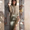 green net suit full set pistachio chatta patti churidar potli bag Multan formal